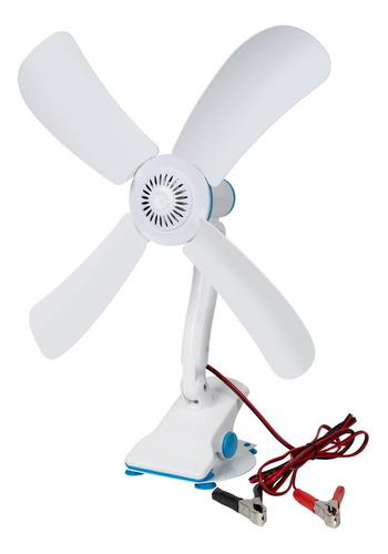 Npkrrsk Ventilador De Escritorio Portátil De 12 V Cc De 16.5