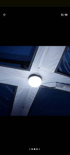 Casa De Campaña 6 Personas Instantanea Con Luz Ozark Trail Azul Acero (Usado)