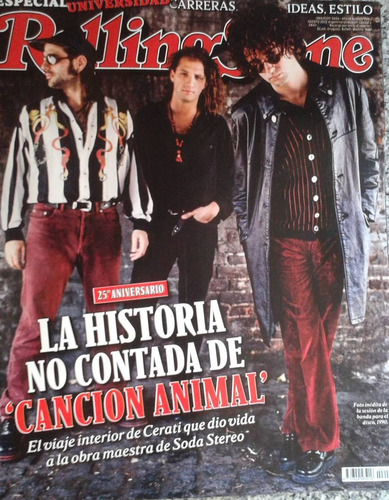 Revista Rolling Stone La Hist Cancion Animal - Agosto 2015