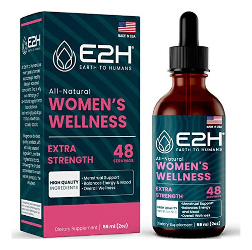 E2h Bienestar Natural Para Mujeres, Equilibrio Hormonal Y Al
