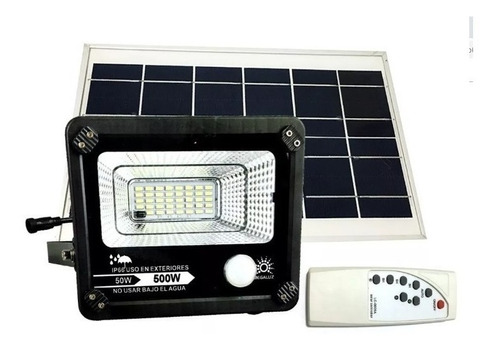 Reflector 50w +panel Solar Autosustentable Facil Instalacion