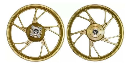 Roda Scud Titan 125 09/13 Lona Modelo 160 Dourado S/ Camara