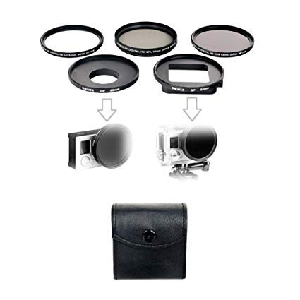 Conjunto De Filtros Para Gopro Hero3 + Y Hero4 - Kit De Filt