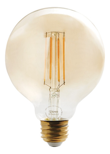 Foco Led Ipsa Estilo Vintage E26 7w Tipo G95 Blanca Cálida