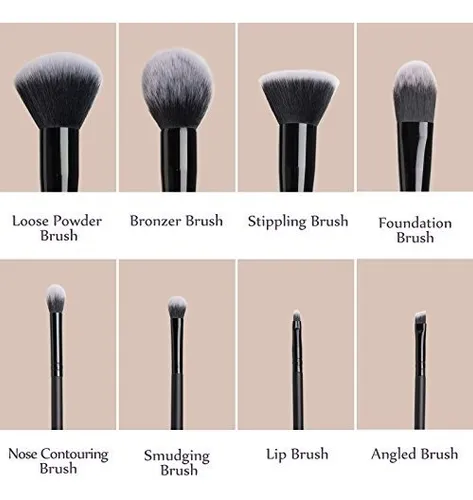 Kit De Brochas Para Maquillaje Anjou Aj mta003 20 02000 003