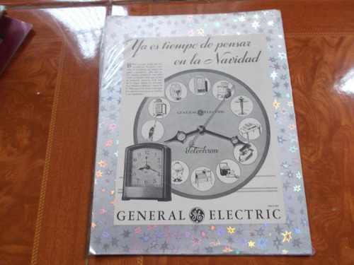 Antiguo Original Anuncio De General Electric!