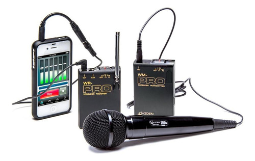 Azden Wms-pro+i Vhf Sistema De Micrófono Inalámbrico Para Te