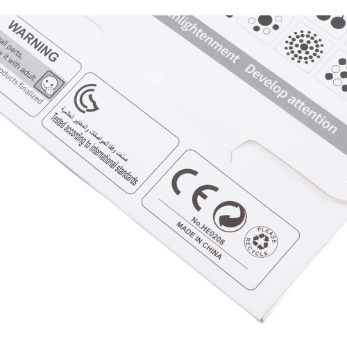Tarjeta Didáctica De Desarrollo Cerebral Para Bebés, 64 Unid