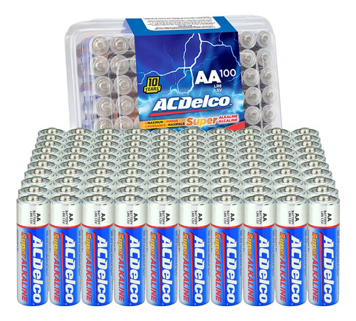 Acdelco 100-count Aa Batteries  Maximum Power Super Alkaline