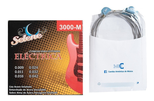 Cuerdas Para Guitarra Eléctrica 3000-m