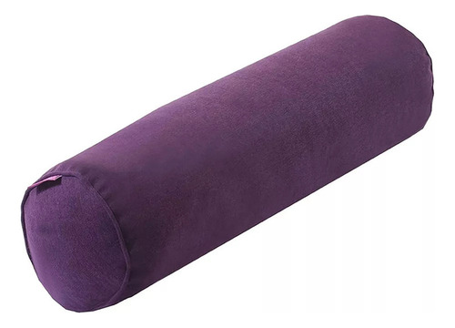 Zzc Almohada De Cuello Redondo Confort De Algodón Morado