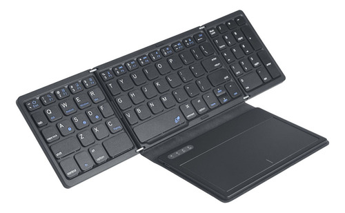 Ultra Slim Foldable Wireless Keyboard With Large Touchpad