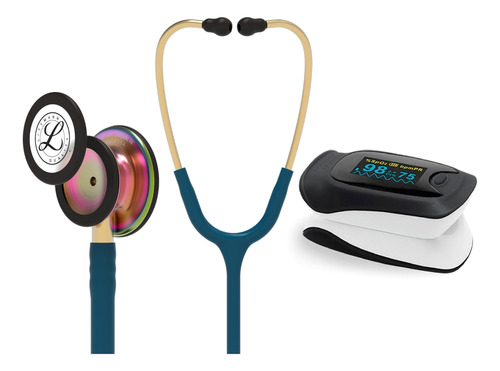 Fonendoscopio Littmann Classic Ill 5807 + Pulsoximetro Gmd