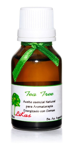 Tea Tree Aceite Esencial Likas  Para Aromaterapia De 25cc