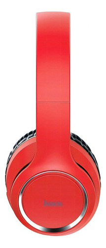 Audifonos De Diadema Inalámbricos Bluetooth Altavoz 40mm Color Rojo