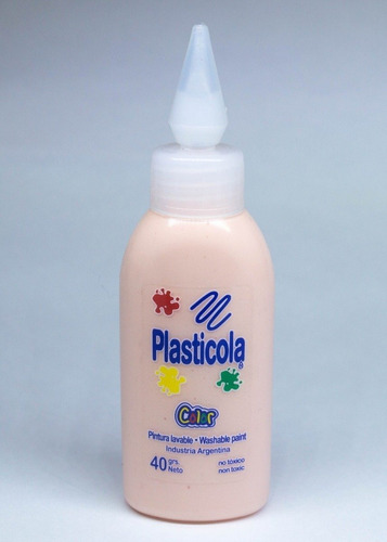 Adhesivo Vinilico Color Pastel 40 Grs Plasticola