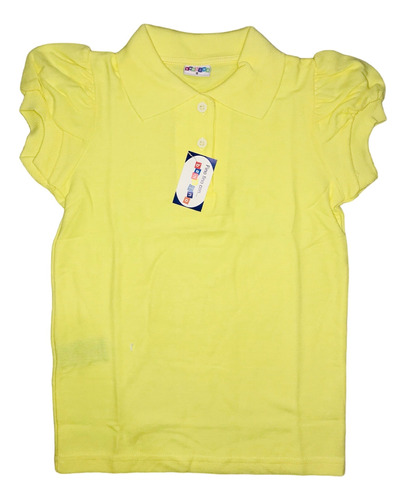 Chemise Escolar Colegial Bambino Manga Princesa Amarilla