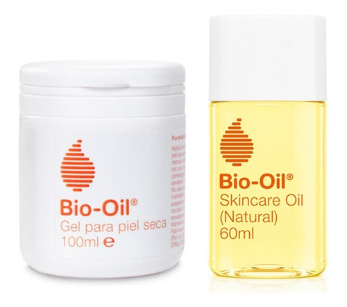 Bio Oil Kit Dry Skin Gel Piel Seca + Aceite Natural Local