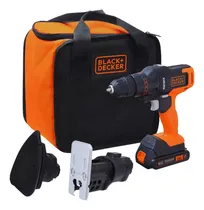 Comprar Parafusadeira Blackdecker Mtx20k3b + Jogo De Ferramentas