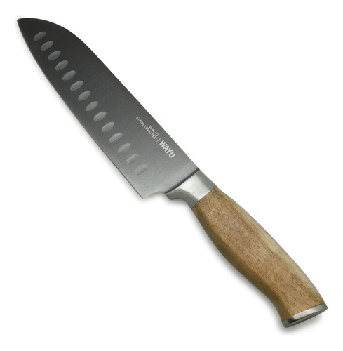 Cuchillo Santoku Wayu 30cm Acero Antiadherente