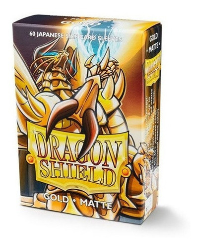 Dragon Shield Japanese Gold Matte X 60 - Autores Var, De Es, Vários. Editorial Dragon Shield En Español