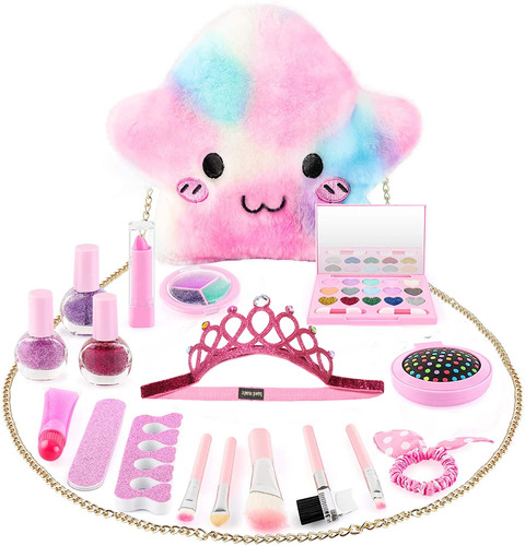 Kit De Maquillaje Lavable Crown Para Niños