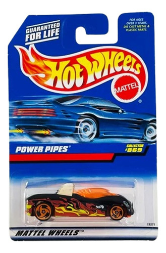 Hot Wheels Antiguo Power Pipes 1998 Coleccionable + Obsequio