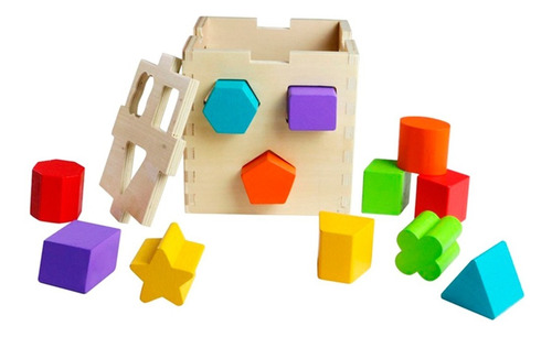 Acool Caja Inteligente Madera Figuras Encastre Ac7662