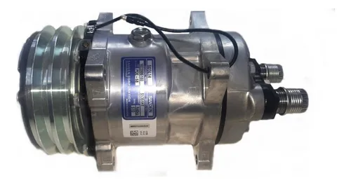 Sanden Car And Truck AC Compressors Sanden SD508 & H14 Premium A/C Compressor - 12V, 7-Groove Serpentine Pulley, For Heavy Duty Trucks 12V Car And Truck Air Compressors - Foto 5