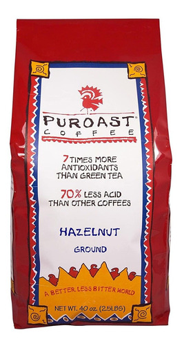 Puroast Acid Low Coffee Avellana Sabor A Café De Goteo Grind
