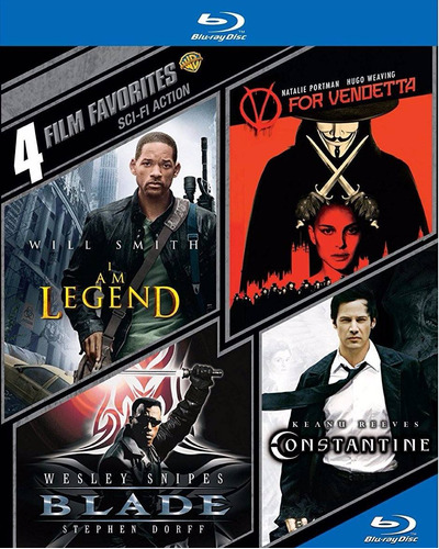 Blu Ray - I Am Legend - V For Vendetta - Blade - Constantine