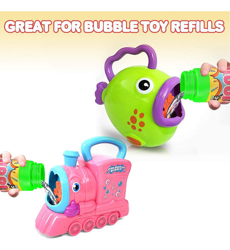 Paquete 24 Botellas Sopladoras Burbujas Varitas 3.5, Niños V Color