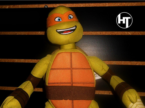 Imagen 2 de 7 de Tortugas Ninja, Michelangelo, Peluche, Original, 15 Pulgadas