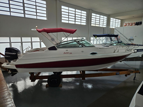 Lancha Focker 255 Ano 2010 Mercury Optimax 225hp Dfi Autolub