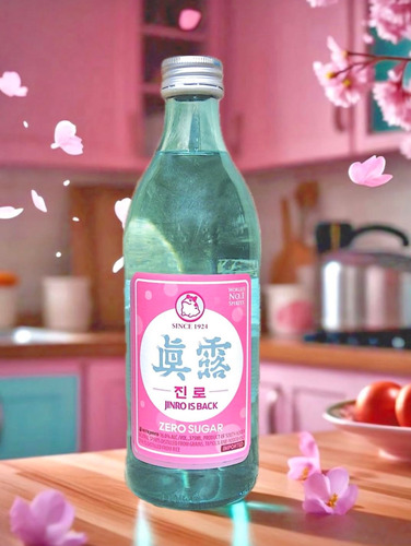 Soju Jinro Zero Sugar Bebida Coreana 360ml - 2 Botellas