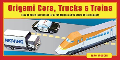 El Kit De Kits De Autos Y Trenes De Origami Cars Incluye 2 L
