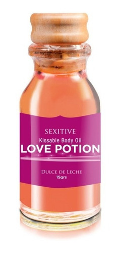 Mini Aceite Comestible Love Potion Dulce De Leche 15gr