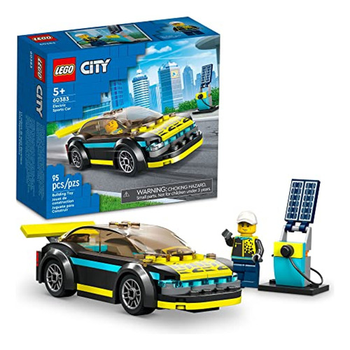 Legos  Lego City Coche Deportivo Eléctrico 60383, Juguete Pa