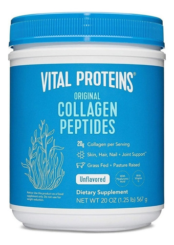 Vital Proteins, Péptidos De Colágeno Criados En Pasto 567grs