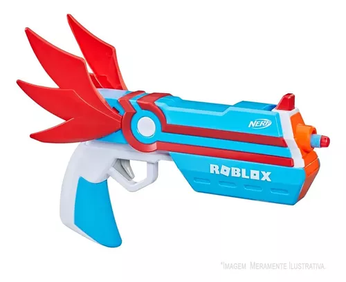 Lançador Nerf Roblox Com Dardos Jailbreak Armory Hasbro em