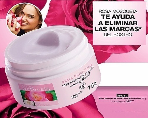 Crema Avon Care Agua De Rosas Y Manteca De Karite Original 