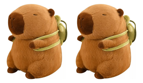 Juguete De Peluche Simulado De Capibara De 23 Cm, 2 Unidades