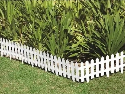 Kit 30 Cercas Plastica Decorativa Jardim Inglês 12,15m Total