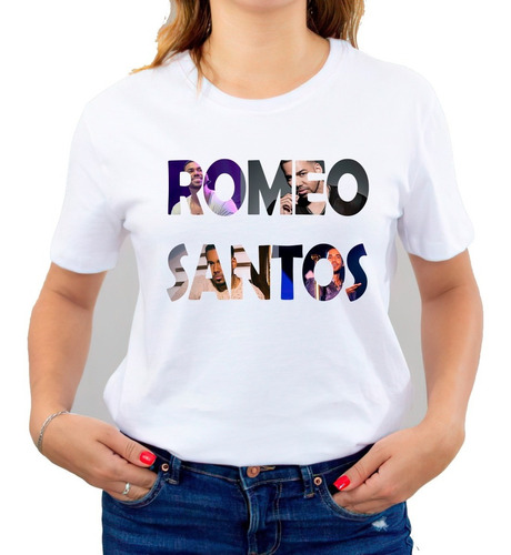 Polera Romeo Santos Fotos 100%algodón Familiar Exclusiva 618