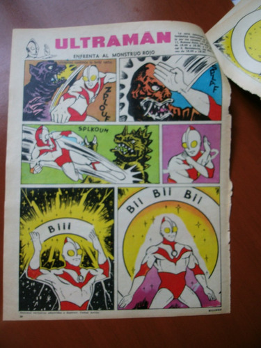 Comic Antiguo,clipping De Ultraman. Revista Billiken.