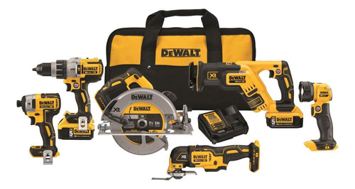 Dewalt 20v Max Xr Kit De Combo Sin Escobillas, 20 V Máximo.