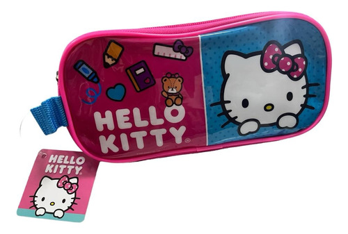 Lapicera Hello Kitty De Doble Capa Escolar  23x12 Cm