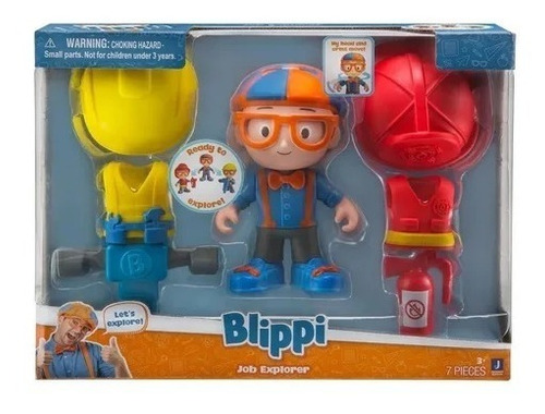 Blippi Job Explorer Muñeco Con Ropa Intercambiable Original