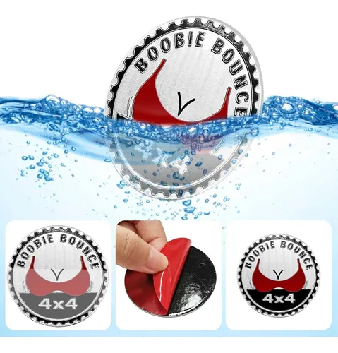 3pcs Boeble Bounce Insignia Con Calcomanías Con De 4 X 4 De