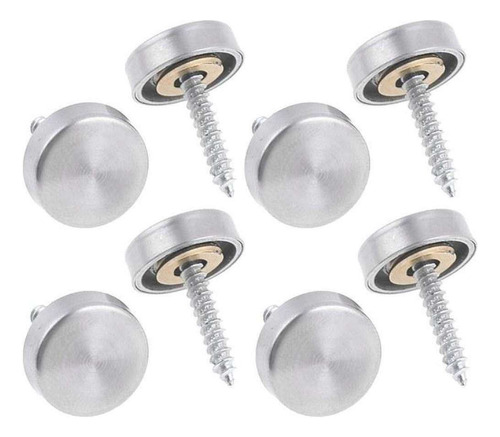 12 Tapas De Tornillo Para Espejo De Publicidad De Letreros